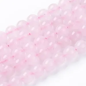 Natural Rose Quartz Bead Strands