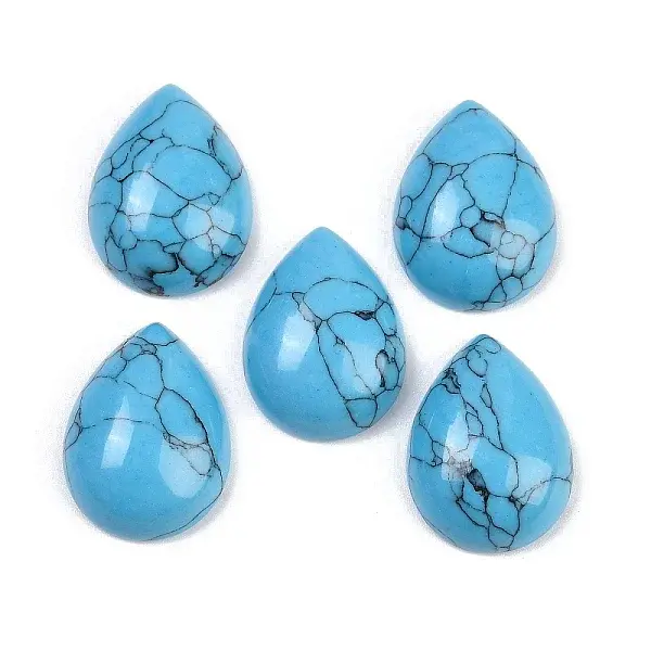 Dyed Synthetic Turquoise Cabochons