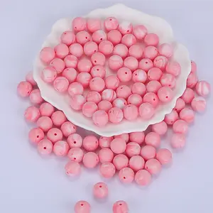 Round Silicone Focal Beads