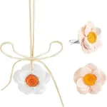 2Pcs 2 Colors Gesso Car Air Vent Decorations