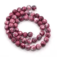 Synthetic Ocean White Jade Beads Strands