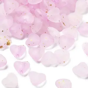 Frosted Transparent Acrylic Beads