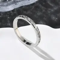 304 Stainless Steel Cubic Zirconia Finger Rings for Women