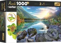 Puzzle s třídičem 2v1: Jezero Hintersee, Německo - puzzle z kategorie Přírodní scenérie