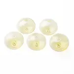 Transparent Handmade Blown Glass Globe Beads