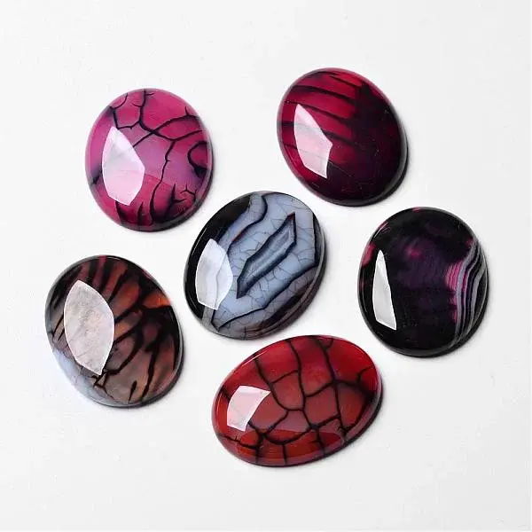 Natural Dragon Veins Cabochons