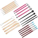 3 Sets 3 Style Sculpture Clay Tool Sets