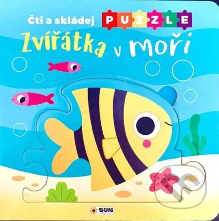 Zvířátka v moři - Čti a skládej puzzle - kniha z kategorie Úkoly pro děti