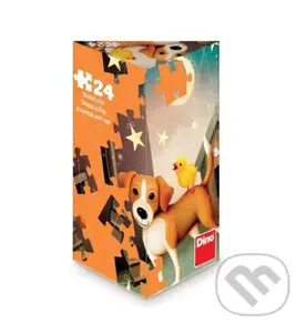 Puzzle triangl Ztracené kuřátko - puzzle z kategorie 15 - 60 dílků