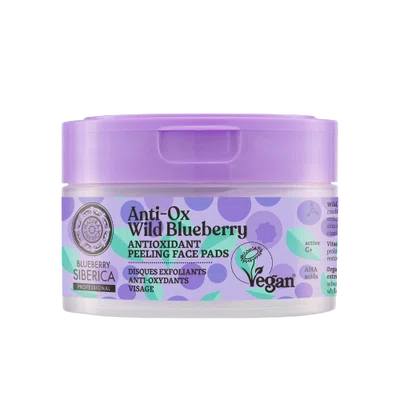 ANTI-OX WILD BLUEBERRY Antioxidační peelingové pleťové tamponky 20 ks