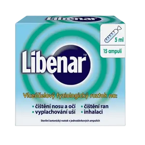 LIBENAR víceúčelový fyziologický roztok 14 x 5 ml