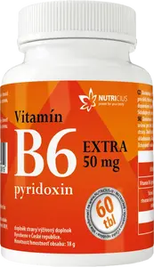 NUTRICIUS Vitamín B6 EXTRA - pyridoxin 50 mg 60 tablet