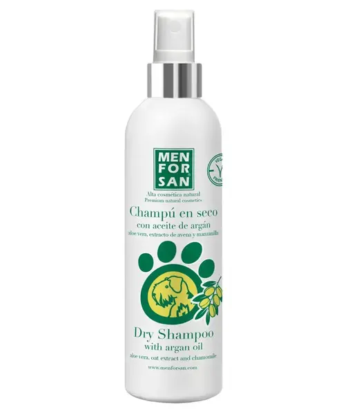 Suchý šampon s arganovým olejem pro psy, 250 ml