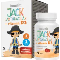IMUNIT JACK LAKTOBACILÁK +vitamín D3 72 tablet