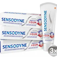 SENSODYNE Zubní pasta Sens&Gum Whitening 3 x 75 ml