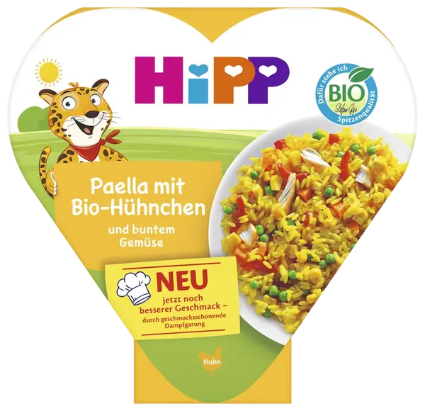 HIPP BIO Paella se zeleninou a kuřecím masem 250 g