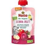HOLLE Zebra Bee Bio ovocné pyré jablko, banán a červená řepa 100 g