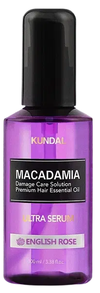 KUNDAL Macadamia Hair serum - regenerační vlasové sérum s růží 100 ml