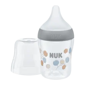 NUK Perfect Match láhev s kontrolou teploty, šedá 150 ml