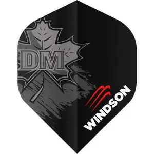 Windson DARK MAPLE LEAF Letky, černá, velikost