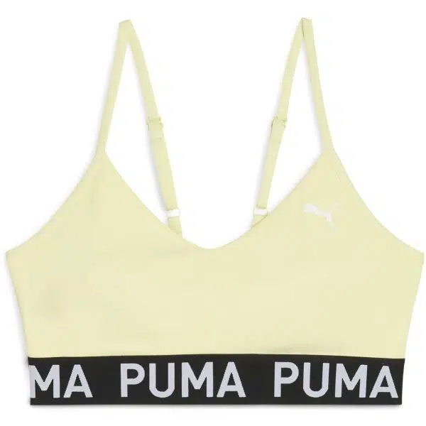 Puma MOVE STRONG BRA Dámská sportovní podprsenka, žlutá, velikost