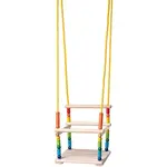 WOODY SWING WITH PLAYPEN Houpačka, mix, velikost