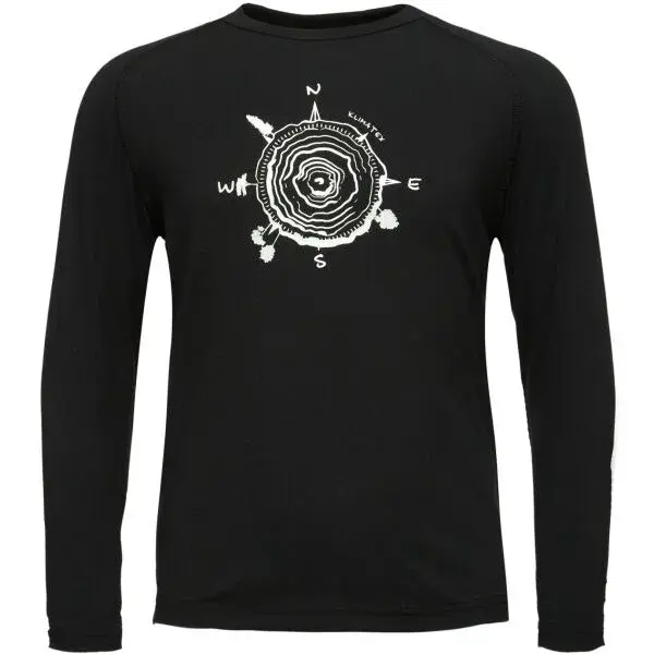 Klimatex SYRUS Dětské funkční triko, černá, velikost