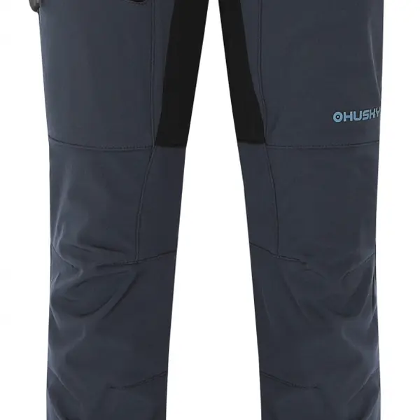 Husky Keson K 122, tm. šedá Dětské softshell kalhoty