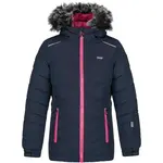LOAP OKSA Dětská lyžařská bunda, tmavě modrá, velikost