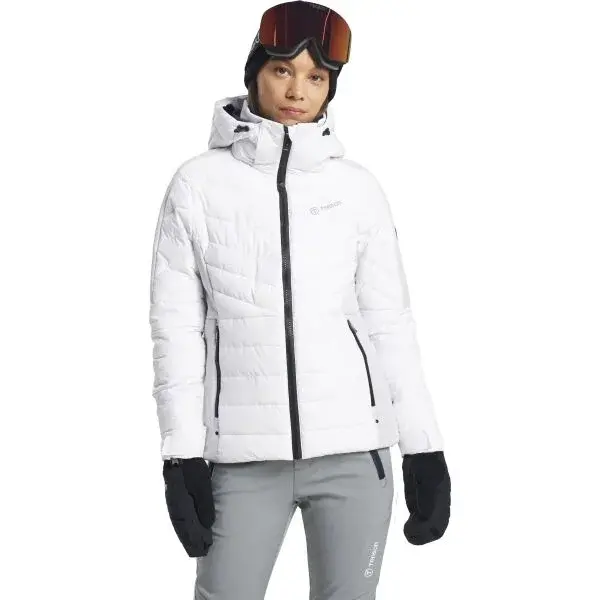TENSON GRACE Dámská lyžařská bunda, bílá, velikost
