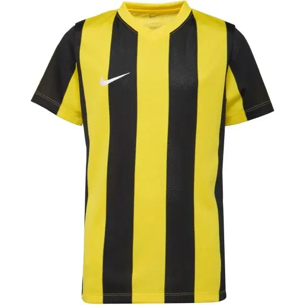 Nike NK DF STRIPPED JERSEY JR Dětský dres, žlutá, velikost
