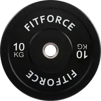 Fitforce PLRO 10 KG x 50 MM Nakládací kotouč, černá, velikost 10 KG