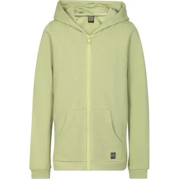 NAX MEMO Dívčí mikina, světle zelená, velikost 104-110