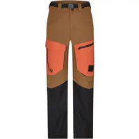 Ziener AKANDO Chlapecké lyžařské/snowboardové kalhoty, hnědá, velikost