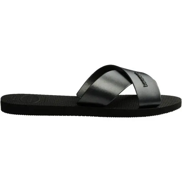 HAVAIANAS AQUA METALLIC Dámské žabky, černá, velikost 37/38