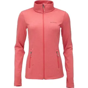 Columbia W PARK VIEW GRID FLEECE FULL ZIP Dámská mikina, lososová, velikost