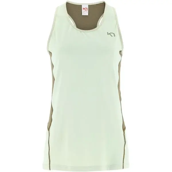 KARI TRAA SVAL TOP Dámské funkční tílko, světle zelená, velikost