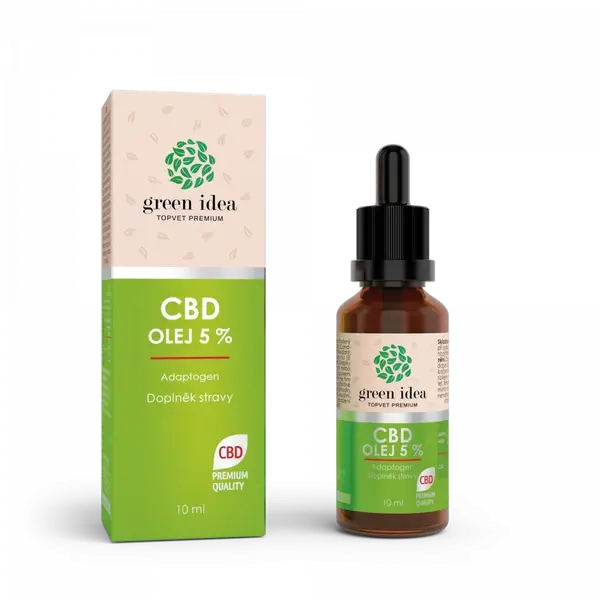 CBD olej 5 % – 10 ml – Green idea