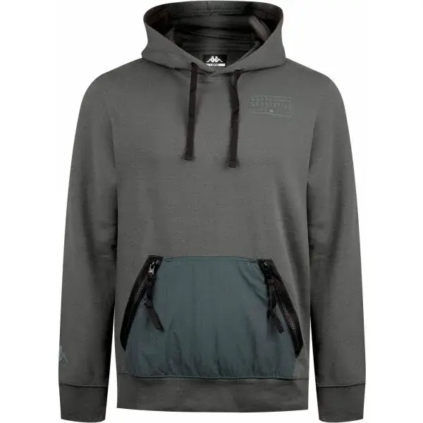 Kappa GENATHAN Pánská mikina, zelená, velikost XXL