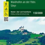 WK 052 Mostviertel, Strudengau, Donauland, Amstetten, Waidhofen ad Ybbs, Steyr 1:50 000 / turistická mapa