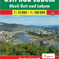 Ústí nad Labem mapa 1:15 000