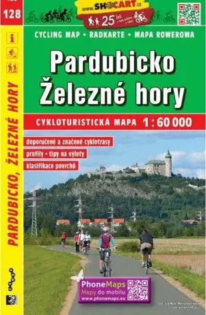 SC 128 Pardubicko, Železné hory 1:60 000