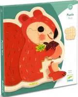 Dřevěné puzzle Puzzlo Veverka