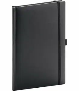 Notes Balacron, černý, linkovaný