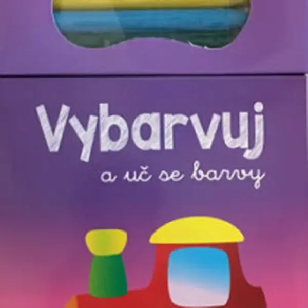 Vláček - Vybarvuj a uč se barvy
