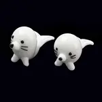 Handmade Lampwork Sea Lion Display Decorations