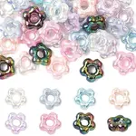 35Pcs 7 Colors UV Plating Opaque Acrylic Beads