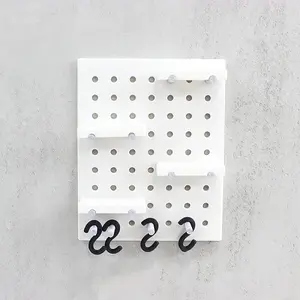 Plastic Wall Mounted Pegboard Miniature Ornaments