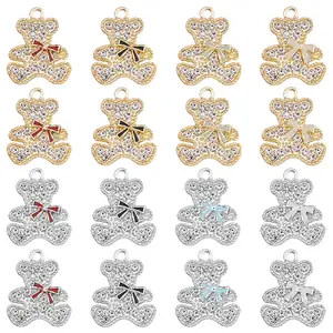 12pcs 6 style Alloy Enamel Pendants