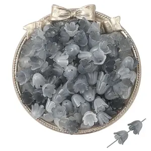 100Pcs Acrylic Bead Caps